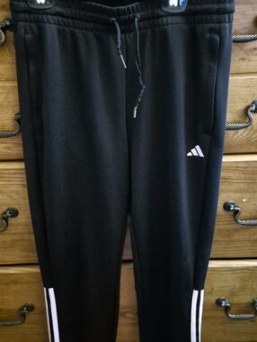 Ladies Black And Pink Track Pants